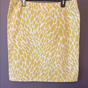 Sevier Lime Green Modern Abstract Patterned Skirt - Women's 16
